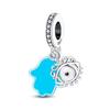 silver-plated Glow in the dark Firefly Honeybee Star Charms Beads Fit Qikaola Original Bracelets Fine DIY Jewelry Gift