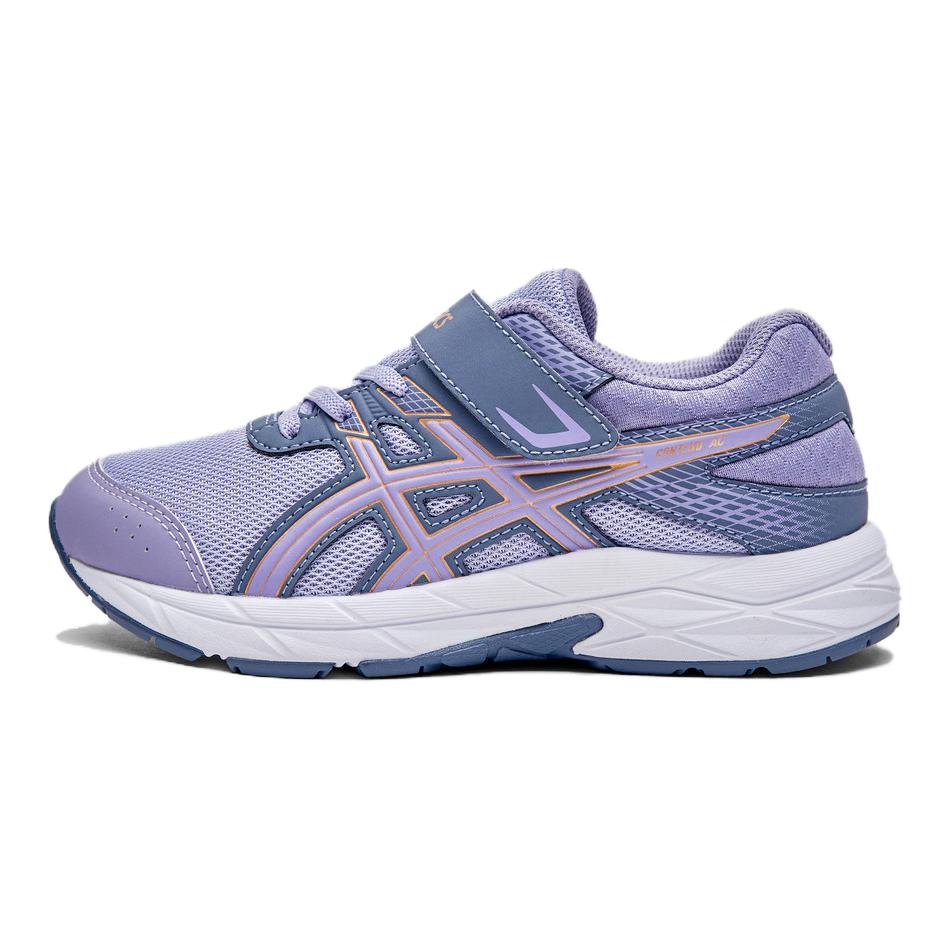 ASICS Synthetic Leather, Textile Low top Kids  Running Shoes Purple Kids  1014A320-500 27