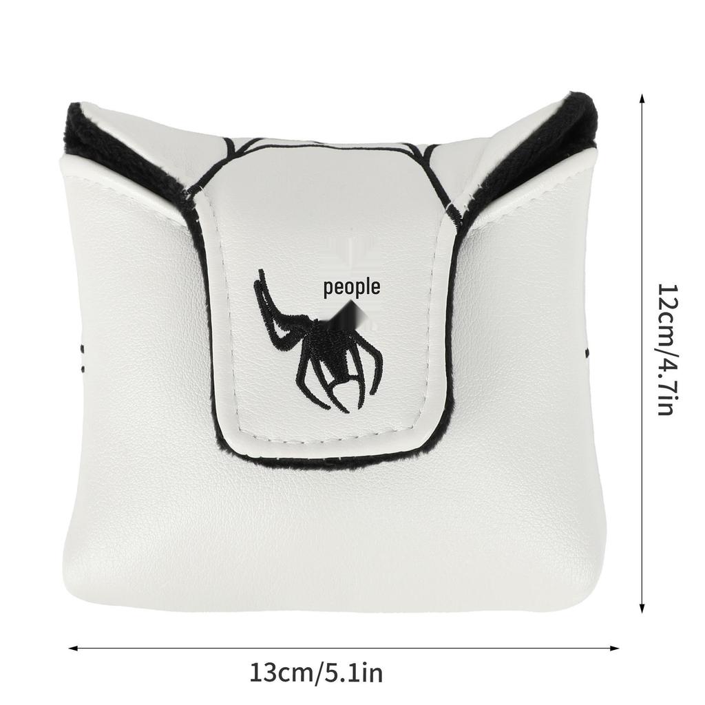 Spider Embroidered Golf Putter Head Cover