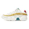 Fila Panini Fashion Classique Polyvalent Confortable Quotidien Chaussures de Basket Rétro Basse Femme sneaker Blanc Jaune Vert F12W031218FSH