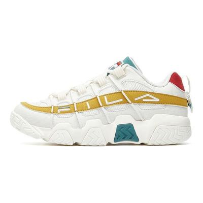 Panini Fashion Classic Versatile Comfortable Daily Low-Top Retro Basketball Shoes Women Sneaker White Yellow Green F12W031218FSH