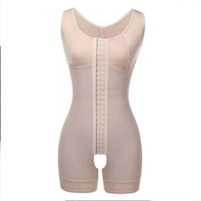 Plus Size Lace Waist Cincher & Tummy Control Bodysuit with Bust Support
