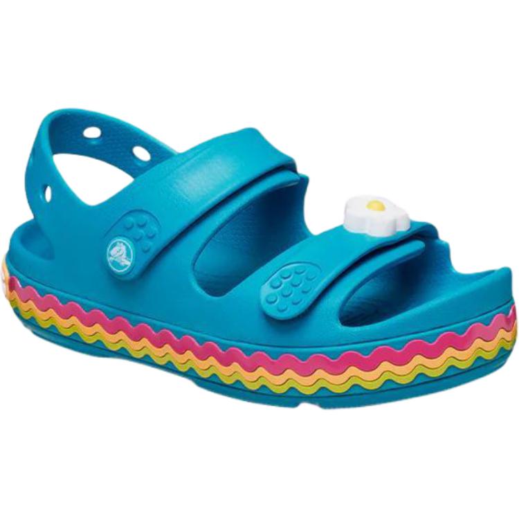 Crocs Crocband Crocband Cruiser Anti Kick And Abrasion Resistant Low Top Children's Sandals Blue Kids'