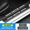 For Nissan Note Performance Car Stickers Carbon Fiber Texture Car Door Sill Guard Sticker Car Threshold Protect Car