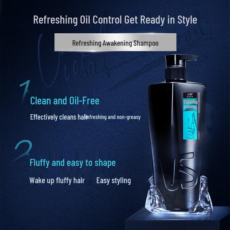 Vidal Sassoon Men's Refreshing Shampoo Twin Pack