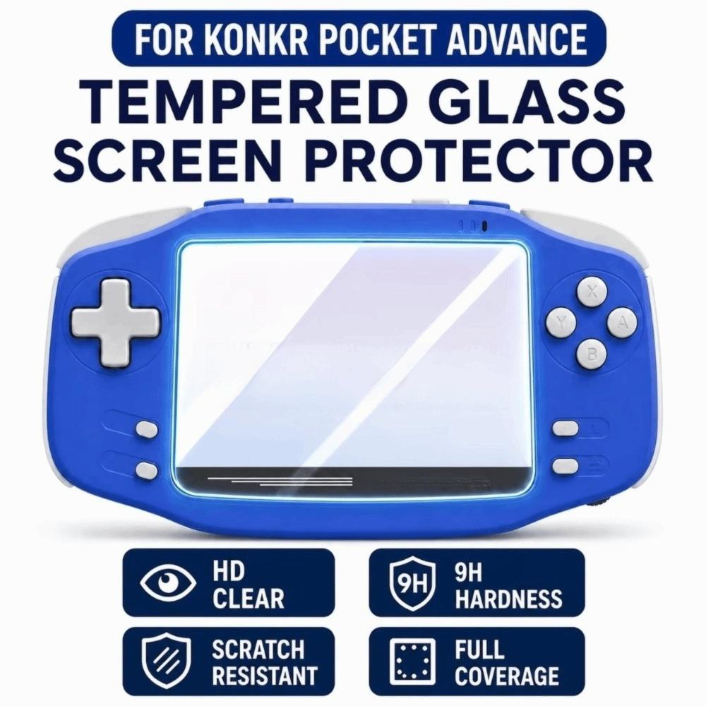 HD Clear Game Console Screen Protector Gaming Device Screen Cover  Portable Gaming