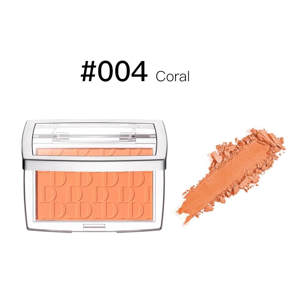 Embossed Powder Blush Peach Pink Coral Tint Makeup 3D Relief Blush Palette Brown Cheek Contour Rouge Cosmetics Face Brightens