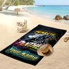 Penrith Panthers Custom Beach Towel, Print Your Name Text Lightweight Absorbent Towel for Swimming Travel