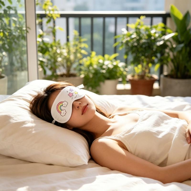 16Pieces Blank Eye Mask Set with 12 Color Watercolor Pen Paintable Fabric Sleep Mask For Adult Children Art Drawing