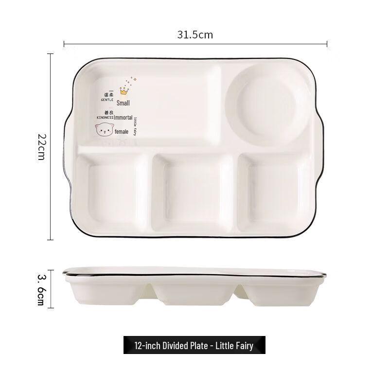 Ceramic Divided Meal Plate