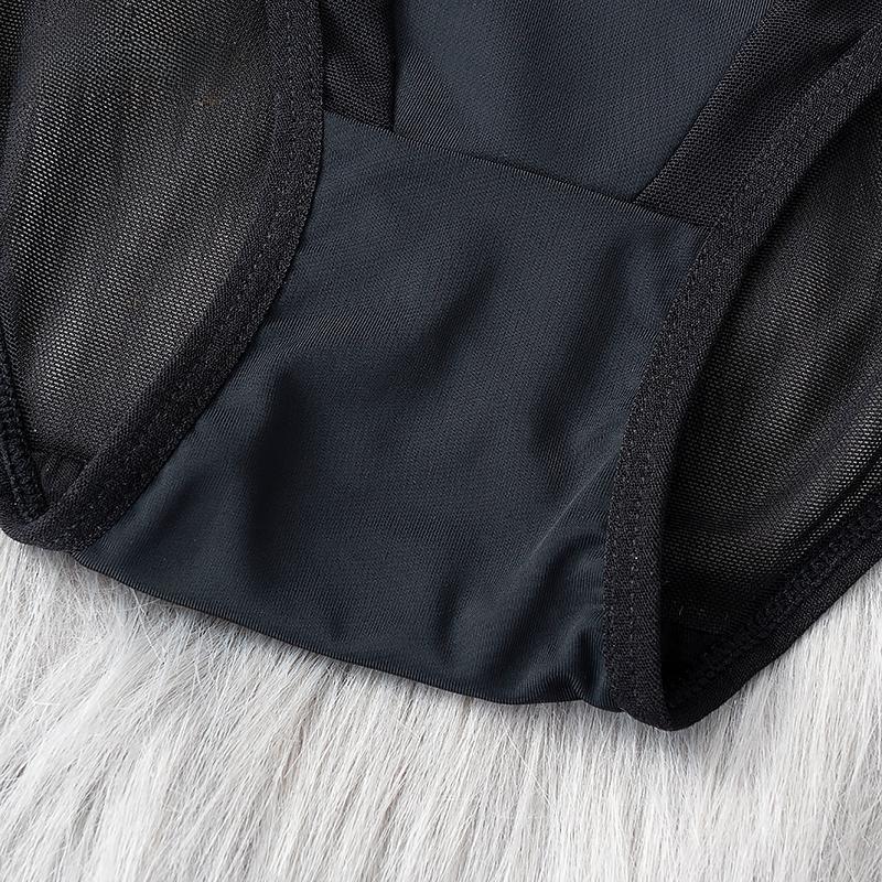 Chiloți Sexy Lenjerie Intimă Transparentă pentru Femei Talie Joasă Respirabili Elasticitate Ridicată Plasă Gol Pantaloni Scurți pentru Ridicarea Șoldurilor