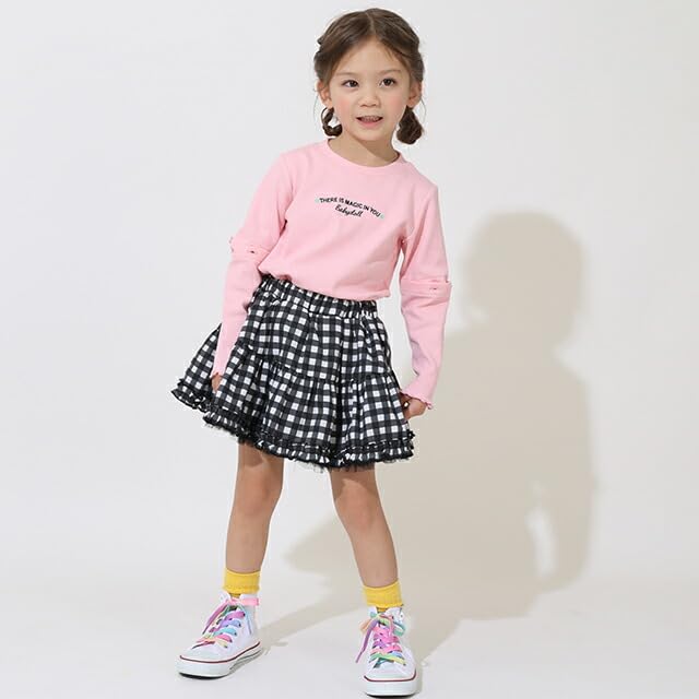 BABYDOLL Print Voluminous Skirt 7918K 130cm Brown All-Over