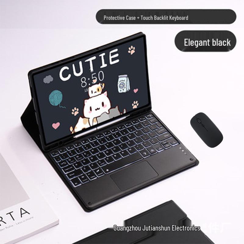 iPad Air M4 Tablet Bluetooth Keyboard Protective Case