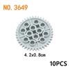 Technology Accessory Model Constructing Modules Works with 53992 88323 3873 3711 Tank Chain Bricks Track Link Tread Technical Parts