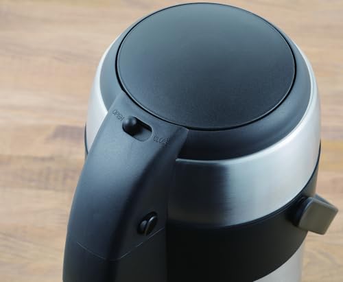 Pearl Metal Ecoloa HC-951, 2.2L Stainless Steel Insulated Tabletop Air Pot