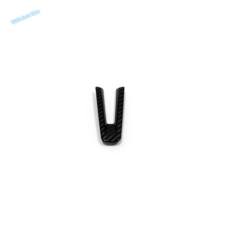 ABS Carbon Fiber Look / Red Car Steering Wheel Decoration Panel Cover Trim Fit For Toyota Corolla Cross - 2025 Accessories
