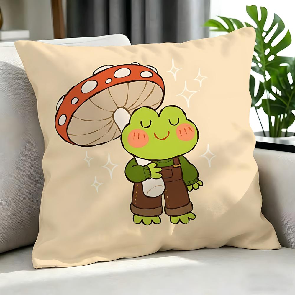 cute cute frog Cushion Cover Cushion Cover Set Pcs x x x Pillowcase Decorative Sofa Home Decor