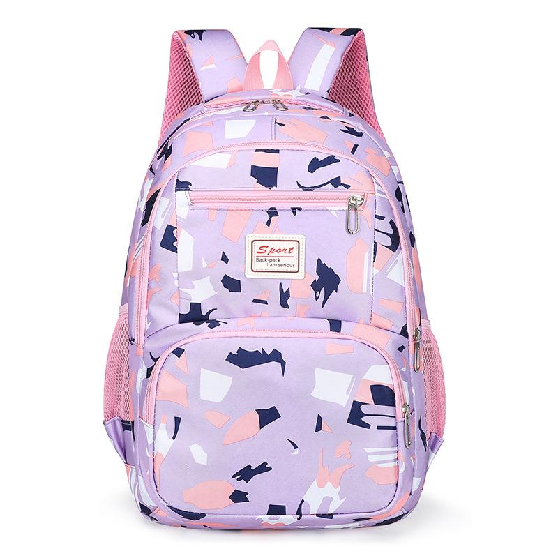 Fresh and sweet wind student schoolbag large capacity cute girl backpack junior high school student Japanese girl backpack