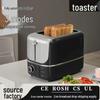 Multifunctional Automatic Pop-up Toaster with Fast Heating for Breakfast