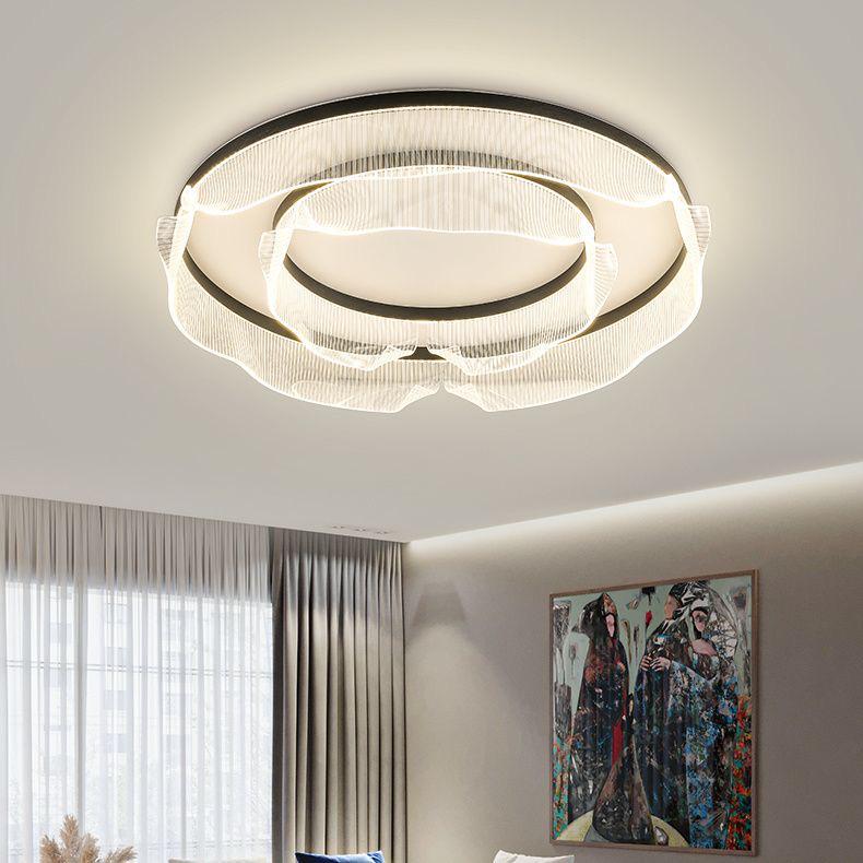 2025 Ultra-Minimalist Italian Ring Ceiling Light: Modern Full Spectrum for Living Room or Bedroom