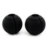 2PCS 24-32mm Motorcycle Bumper Guard Blocks Anti-drop Protector Black Rubber
