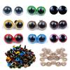 20pcs 8/10/12/14mm Dolls Puppet Safety Eyes Toys Eye Mix Color Crafts Animal Teddy Bear Stuffed Toys with Washer Accessories