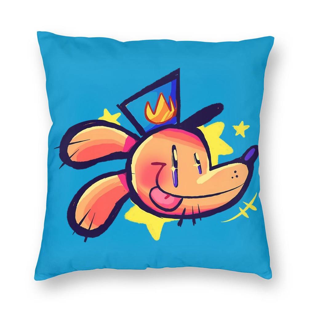 Dogman Cartoon Kids  Dog Man Pillowcase Printed Polyester Cushion Cover Decorative  Pillow Case Cover Home Square