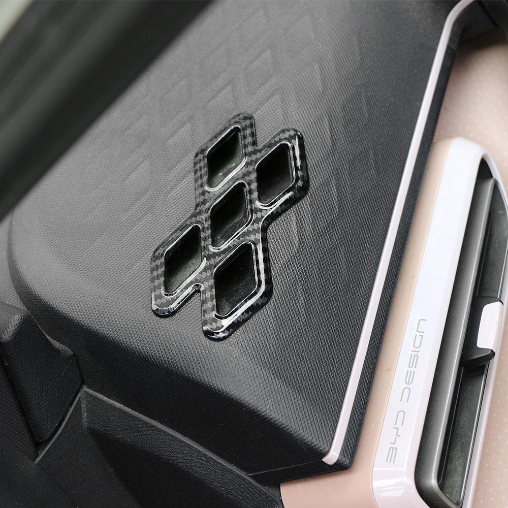 For BYD Dolphin Mini Seagull Dolphin Surf 2025 2025 LHD Front Dashboard AC Vent Cover Air Conditioner Outlet Sticker Accessories