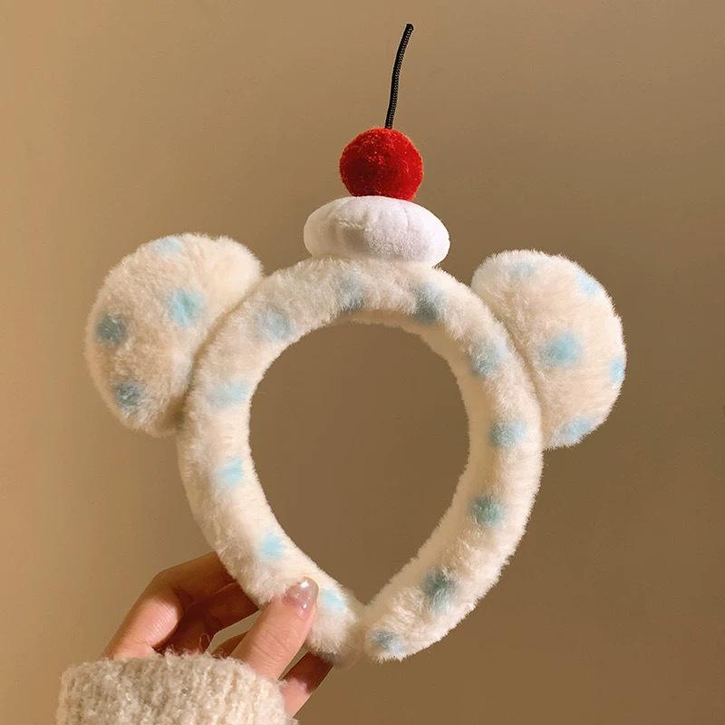 

Милые плюшевые повязки на голову с животными для женщин: Аксессуары для волос осень/зима для маски для лица и выхода в свет