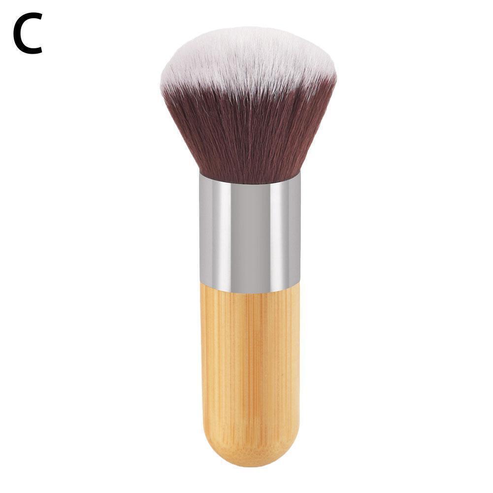 Кисть для макияжа Тональный крем Кабуки Пудра для лица Жидкая косметика Чехол Round powder