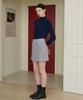 BIBYSEOB Neck Point Turtleneck Navy [T43]