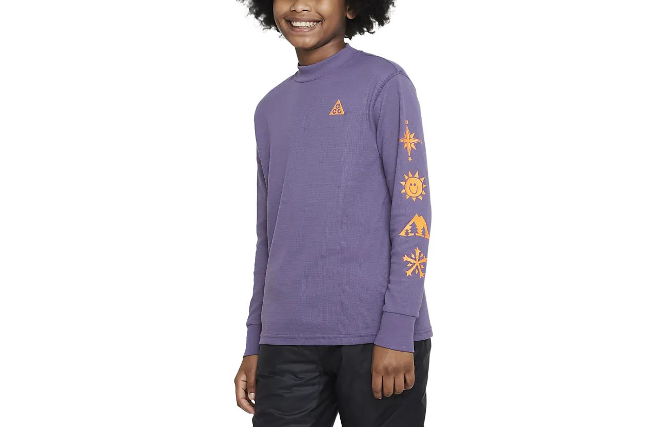Nike T Shirt Canyon Purple Kids  DR6150-553 L