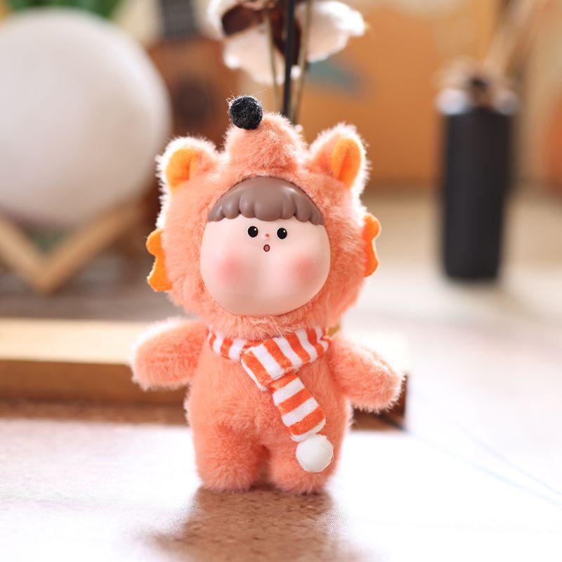 14cm Vinyl Face Plush Playthings Colorful Animal Dolls Unicorn Fox Elephant Popular Playthings Children Cute Birthday Gifts Christmas Party Playthings 14cm