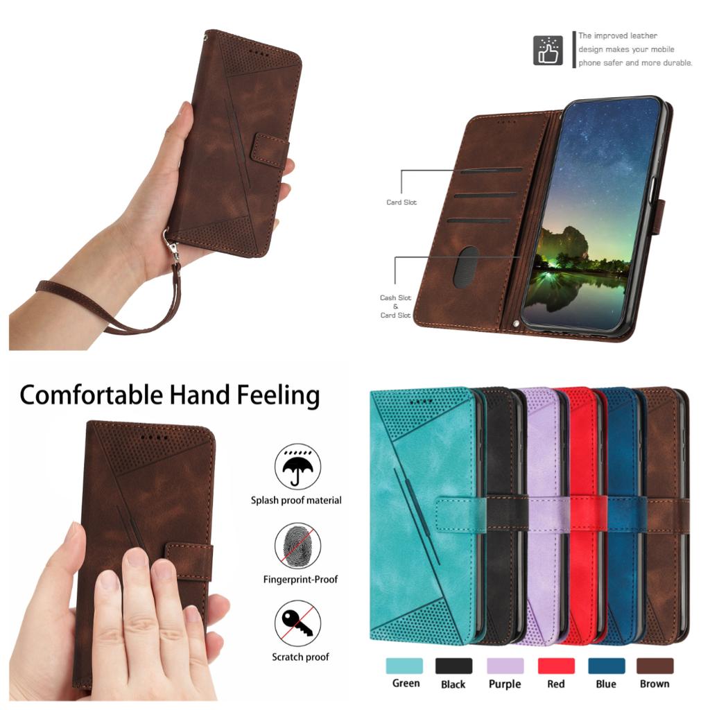 Dream Triangle Leather Wallet Phone Case with Stand Function.OnePlus 11,OnePlus 12,OnePlus 13,OnePlus Ace,Nord 2T,Nord N30,Nord CE2...