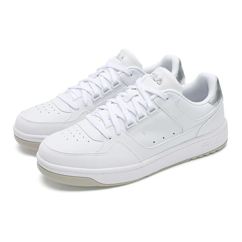 New FILA TARGA 1+Round Shield Shoes Breathable And Lightweight Low Top Tennis Shoes Women's FILA White A12W531005FWT