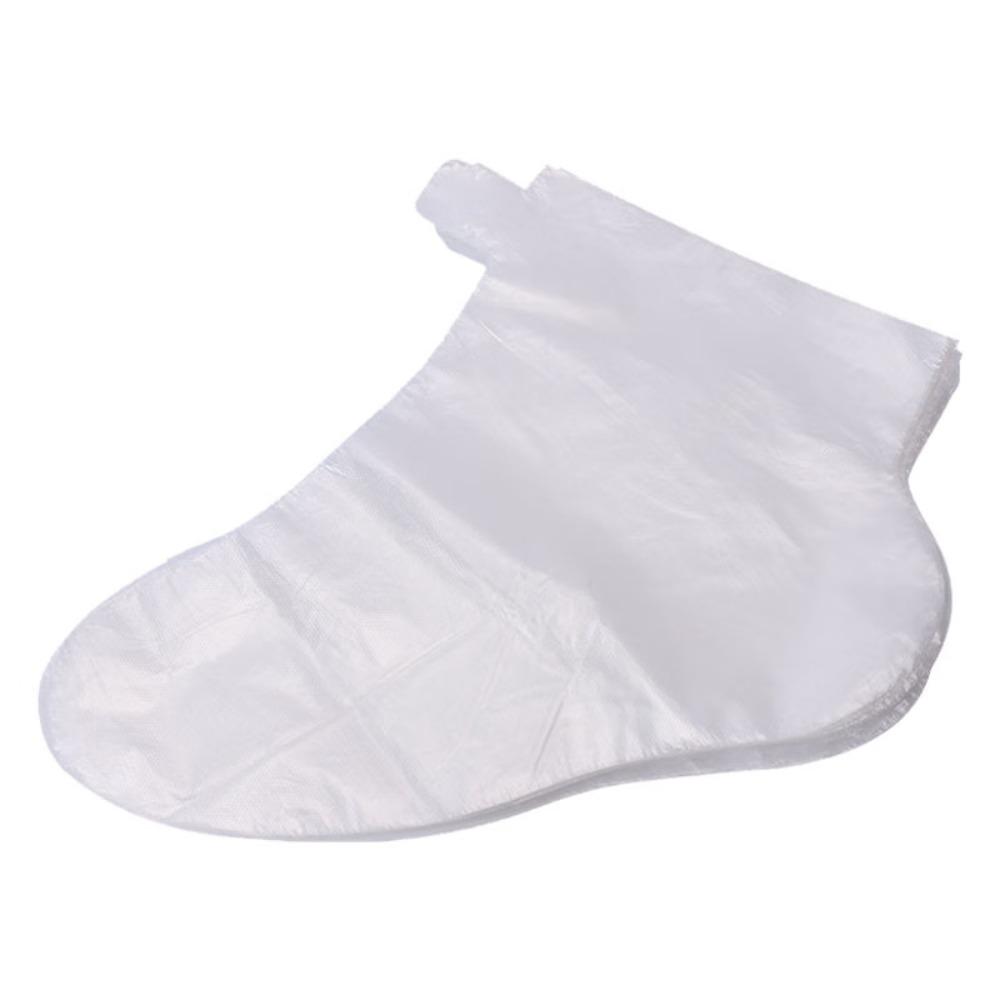 100Pcs Moisturizing Disposable Foot Mask Covers PE Material Foot Covers Foot Protectors  Foot Care 100PCS
