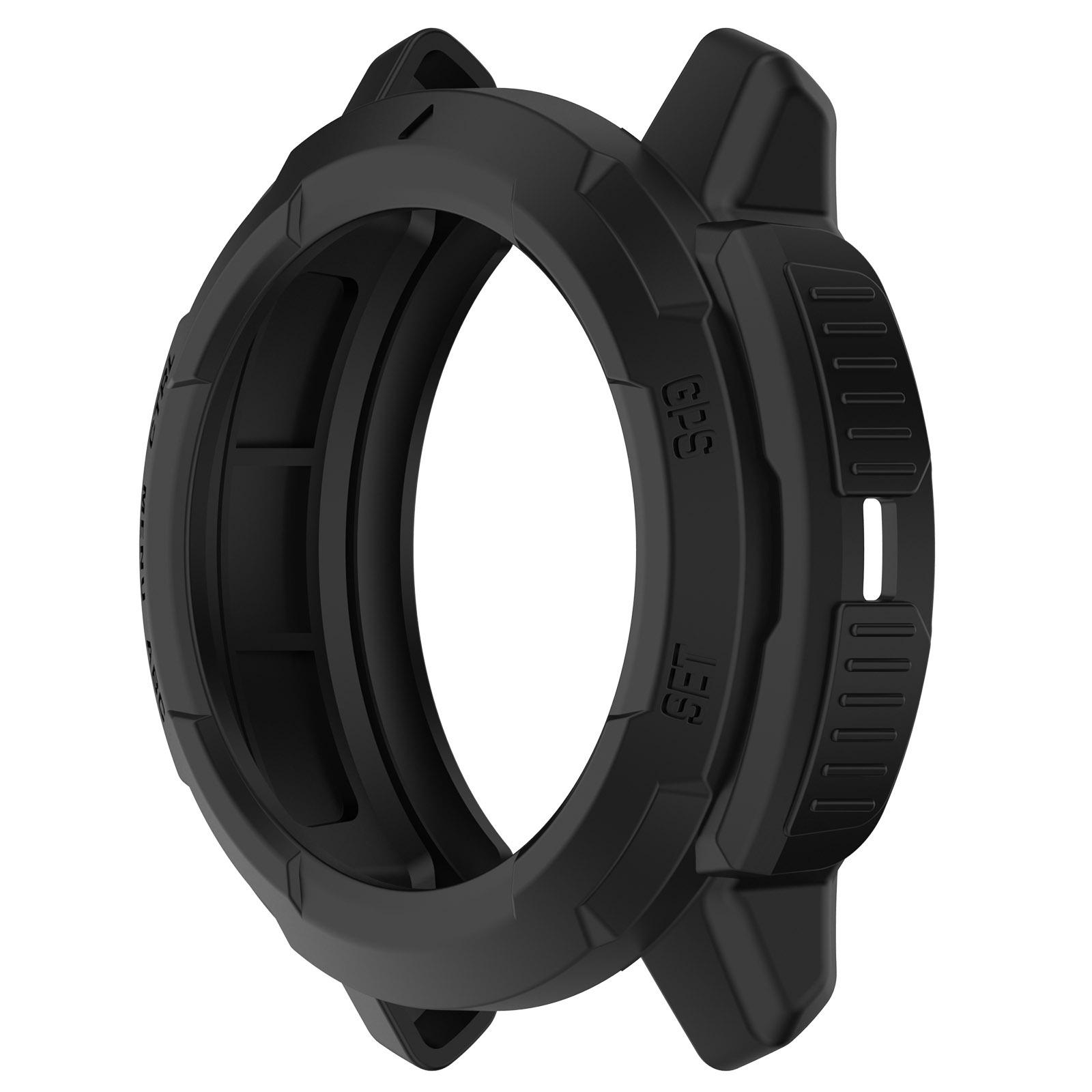 Мягкий чехол из ТПУ для часов Garmin Instinct 2X, защитный бампер, аксессуары для рамки Garmin Instinct Crossover Instinct Crossover чёрный