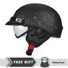 New Arrivals Retro Half Face Motorcycle Helmet DOT ECE Half Motorbike Helmets Men Women Unisex Low Profile Half Helm