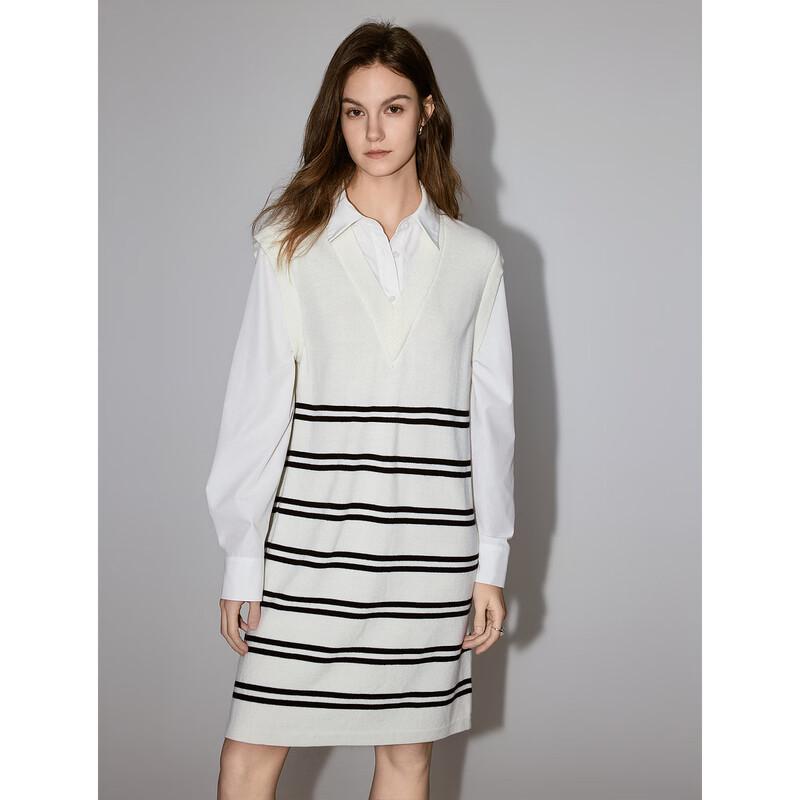 ELLE Women s Loose A-line Long Trench Coat L