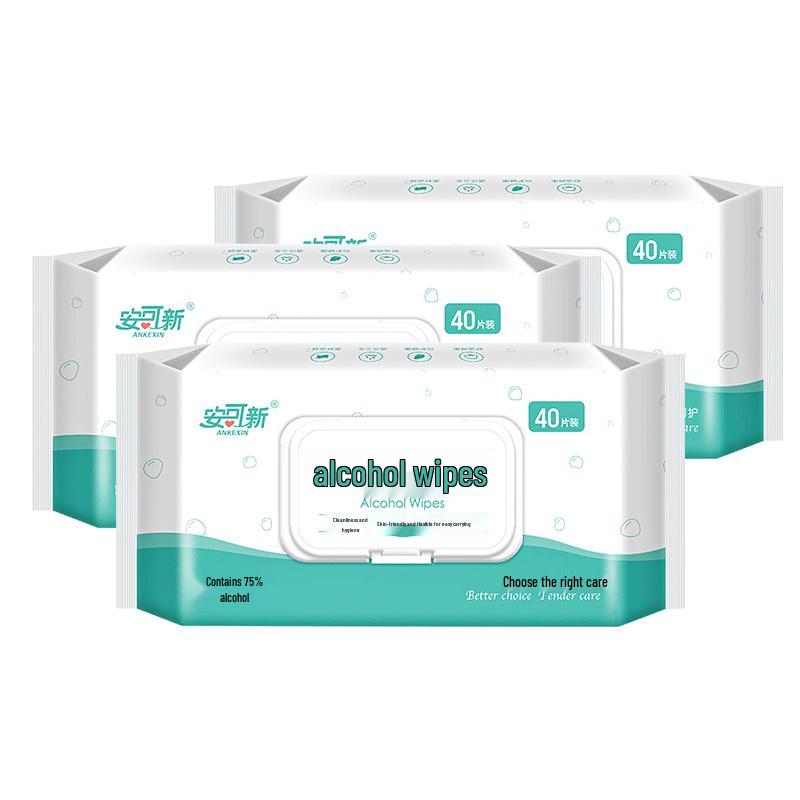 

Дезинфицирующие салфетки Ankexin без запаха, 75% спирт