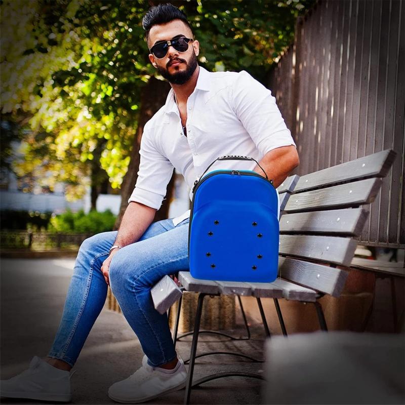 Outdoor Portable Travel Hat Storage Box Hat Storage Hard Shell Hat Protection Box Hat Travel Box Baseball Hat Tote Bag