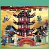 Conjunto de blocos de construção Ninjas das Sombras compatível com Lego