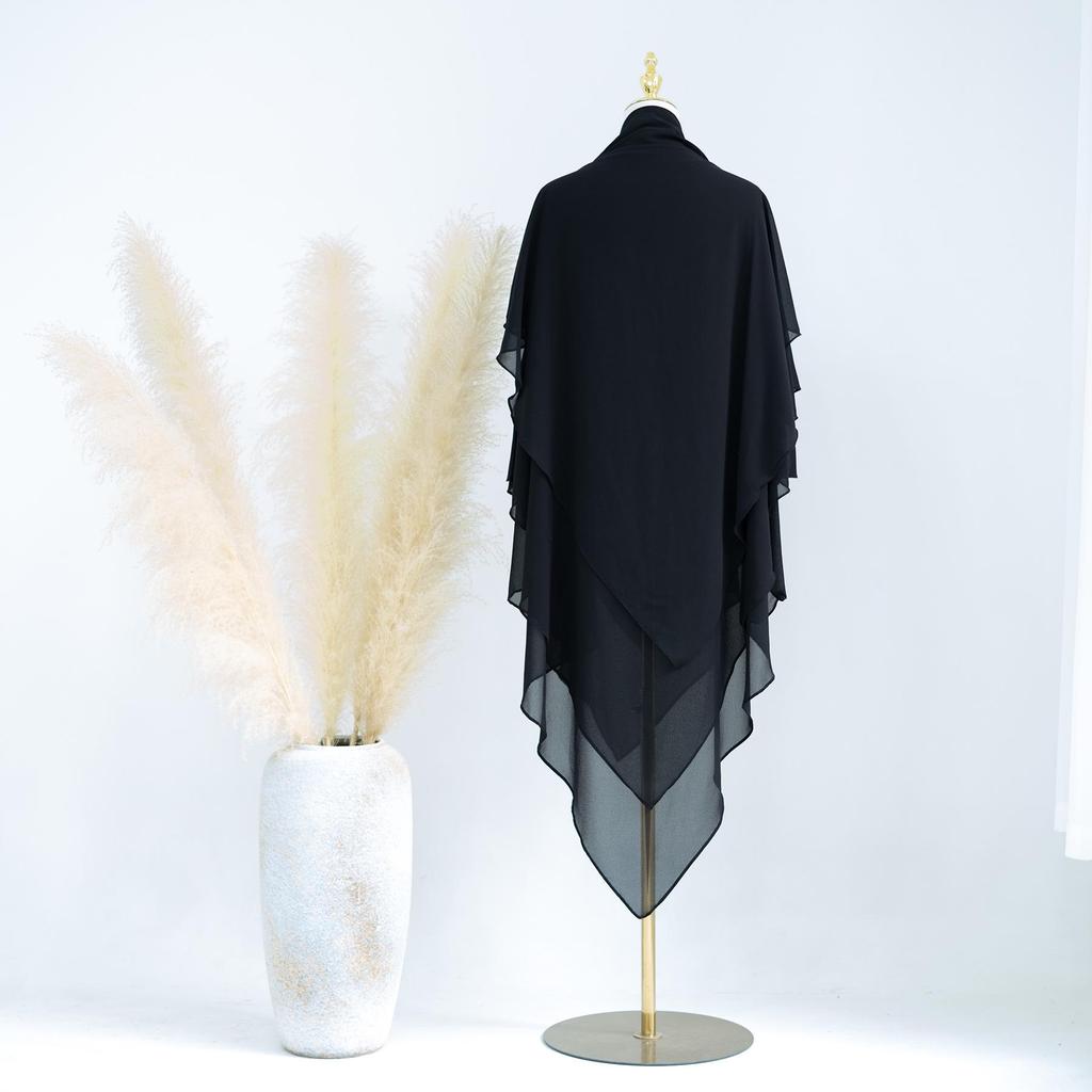 Loriya Eșarfă de cap culoare uni, Stil Orient Mijlociu Dubai Turcia HJ909