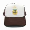 Gorras de Camionero Argentinas Unisex Gorra de Béisbol Fresca de Verano Unisex Malla Red Argentina 3 Estrellas Gorras