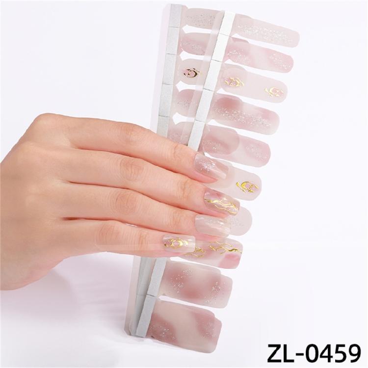 Gradient Nail Art Stickers Full Wrap Nail Stickers Self-Adhesive Nail Art Decals