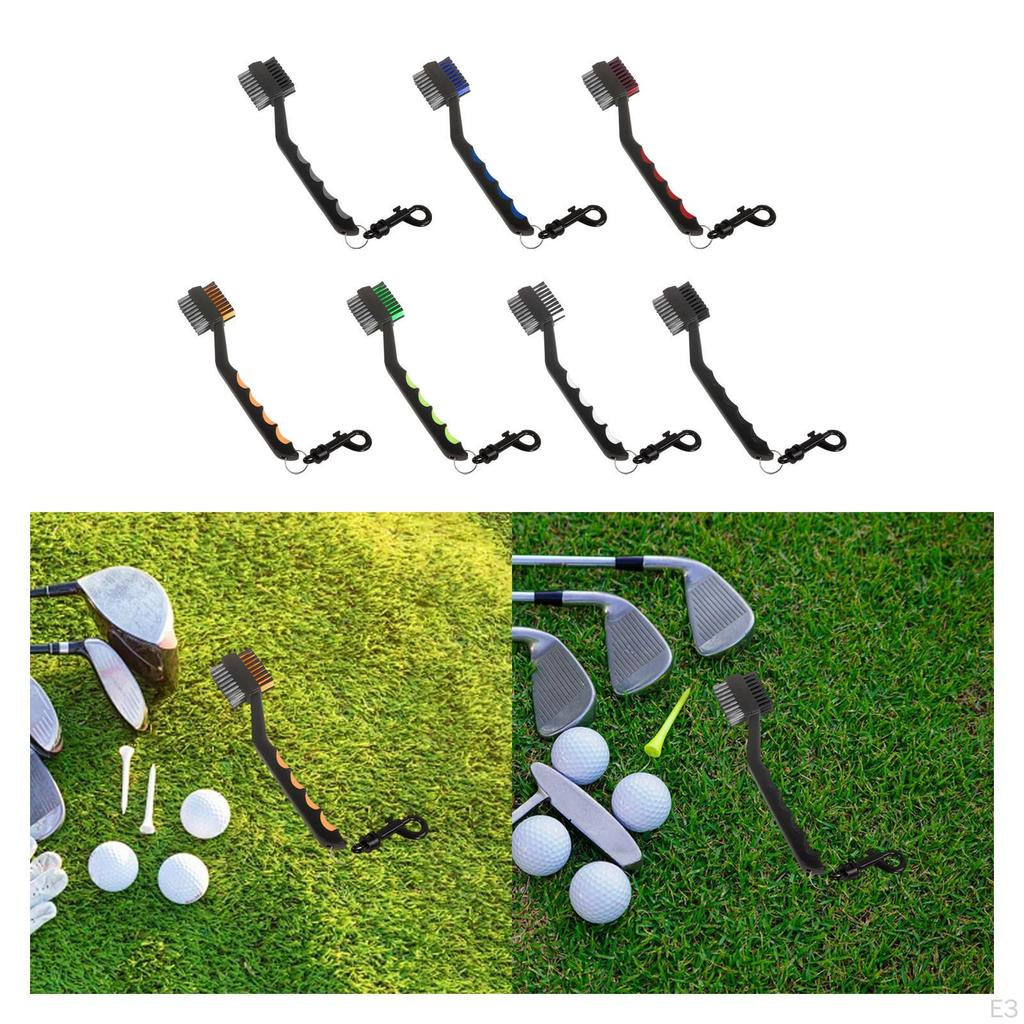 Golf Club Brush Cleaning Tool Comfortable Grip Putting Golfing Equipment Easily Attached To Bag