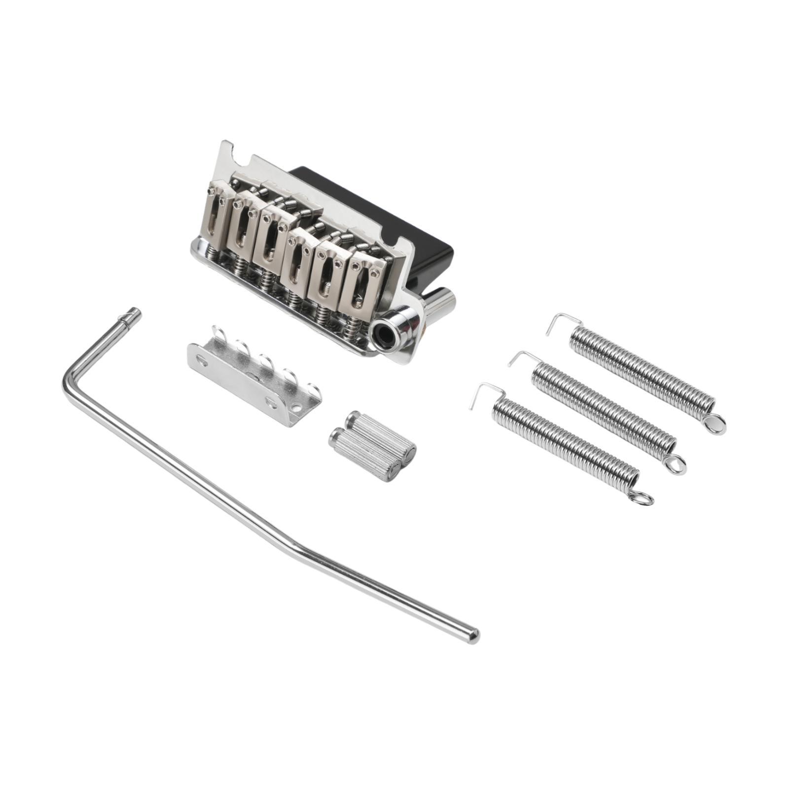 

2 Point Electric Guitar Tremolo Bridge Metal String Seat Spring Kit Replacement Parts for Electric Guitar Tuning срібний