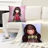 SSantoroGorjuss Cute Cartoon Girl Pillow Cover For Bedroom Room And Living Room Sofa Decorative Cushion Cover
