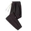 Men's European Size Corduroy Casual Winter Sweatpants with Velvet Lining