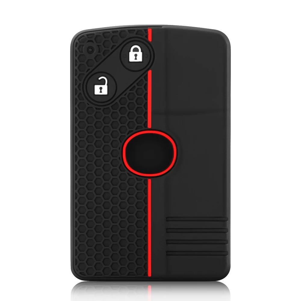 Silicone Car Key Cover Case Set Skin Protection Holder For Mazda 5 6 Cx-7 Cx-9 Rx8 Mx5 Smart Card Remote Accessories